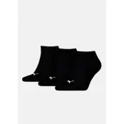 Puma Unisex Sneaker Plain 3p, Black, 47-49, Bomullsstrumpor
