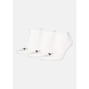 Puma Unisex Sneaker Plain 3p, White, 39-42, Bomullsstrumpor