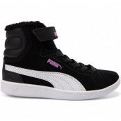 Puma Vikky Mid Fur V Ps, Puma Black-Puma White, 28