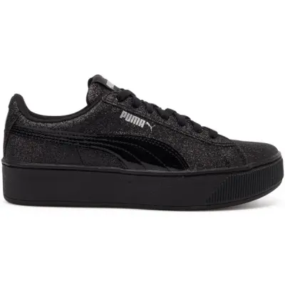 Puma Vikky Platform Glitz Jr, Puma Black-Puma Black, 37