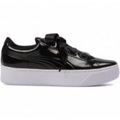 Puma Vikky Platform Ribbon P, Puma Black-Puma Black, 37