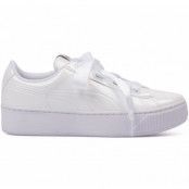 Puma Vikky Platform Ribbon P, Puma White-Puma White, 38