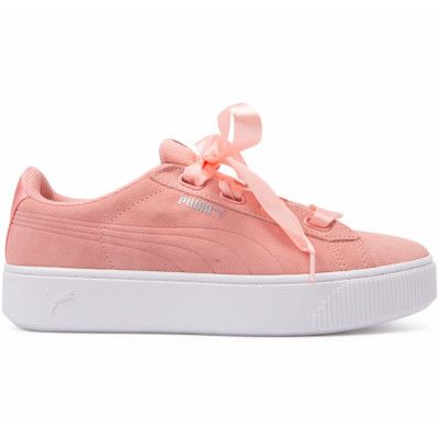 Puma Vikky Stacked Ribbon S, Peach Bud-Peach Bud, 36