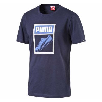 Pumatongue Label Tee, Peacoat, L,  Puma