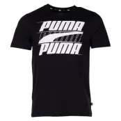Rebel Basic Tee, Cotton Black, L,  Puma