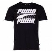 Rebel Basic Tee, Cotton Black, M,  Puma