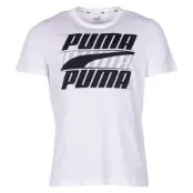 Rebel Basic Tee, Puma White, L,  Puma