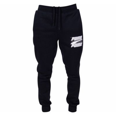 Rebel Bold Pants Fl, Cotton Black, Xxl,  Puma