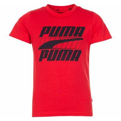 Rebel Bold Tee B, High Risk Red, 164,  Puma