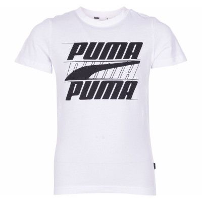 Rebel Bold Tee B, Puma White, 140,  Puma