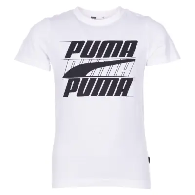 Rebel Bold Tee B, Puma White, 140,  Puma
