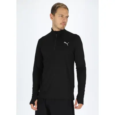 Run Favorite 1/4 Zip M, Puma Black, Xl,  Tröjor