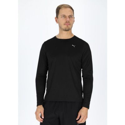Run Favorite Ls Tee W, Puma Black, L,  Löpar-T-Shirts