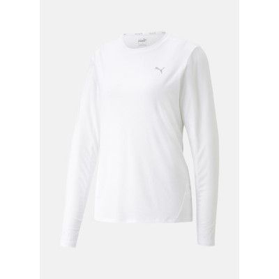 Run Favorite Ls Tee W, Puma White, Xs,  Löpartröjor