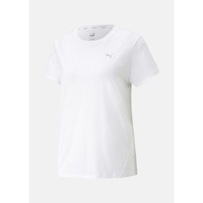 Run Favorite Ss Tee W, Puma White, L,  Tränings-T-Shirts