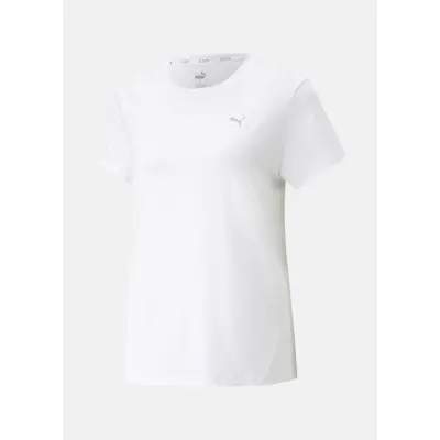 Run Favorite Ss Tee W, Puma White, L,  Tränings-T-Shirts