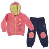 Sesame Hooded Jogger, Sunkist Coral, 104,  Puma