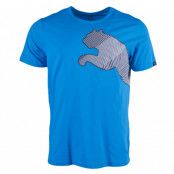 Side Cat Tee, Blue, L,  Puma