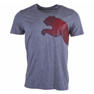 Side Cat Tee, Gray, M,  Puma