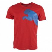 Side Cat Tee, Red, M,  Puma