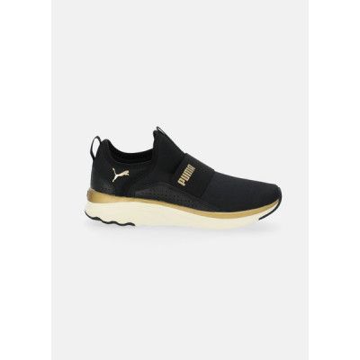 Softride Sophia Slip-On Wn S, Puma Black-Puma Gold-Warm Whit, 36