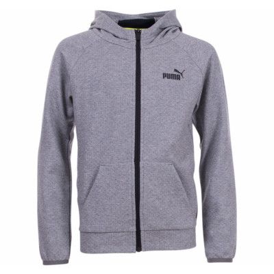 Sports Style Hooded Jacket, Medium Gray Heather, 140,  Puma