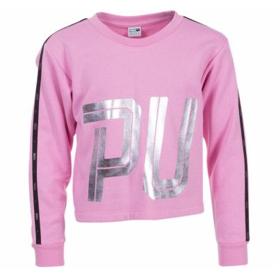 Sportstyle Crew Sweat Tr G, Prism Pink, 128,  Puma