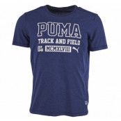 Style Athl Heather Tee, Blue, L,  Puma