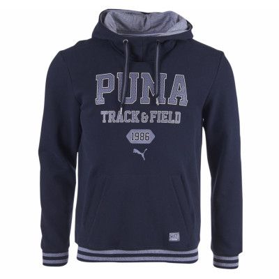 Style Athl Hooded Sweat Fl, Black, S,  Puma