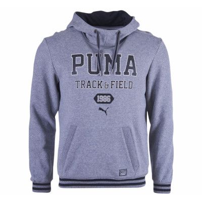 Style Athl Hooded Sweat Fl, Gray, M,  Puma
