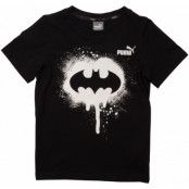 Style Batman Tee, Cotton Black, 140, Puma