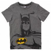 Style Batman Tee, Medium Gray Heather, 128, Puma
