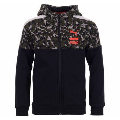Style Fz Hoody, Pdg 44241-Olive Night Aop, 152,  Puma