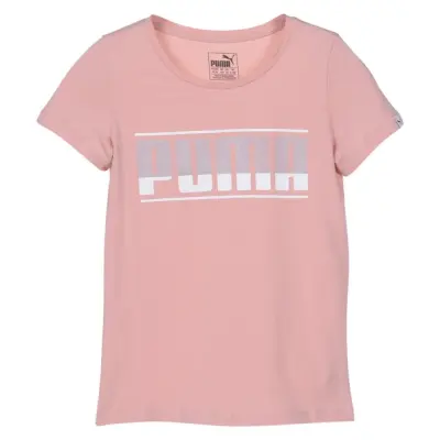 Style Graphic Tee, Peach Beige, 128,  Puma