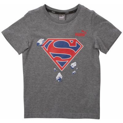 Style Superman Tee, Medium Gray Heather, 98,  Puma