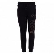 Style Sweat Pants,Closed Fl, Cotton Black, 176,  Puma