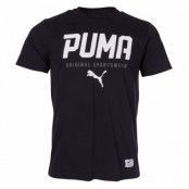 Style Tec Graphic Tee, Cotton Black, S,  Puma