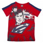 Superman Tee, Puma Red, 128,  Puma