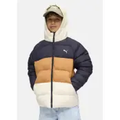 Synthetic Hooded Puffer Jacket