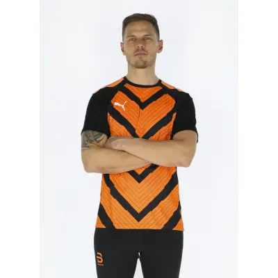 Teamliga Graphic Jersey, Puma Black-Neon Citrus, L,  Löparkläder