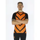 Teamliga Graphic Jersey, Puma Black-Neon Citrus, S,  Löparkläder