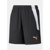 Teamliga Training Shorts 2 Jr, Puma Black-Neon Citrus, 140,  Löparkläder