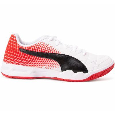 Veloz Indoor 3 Jr, Puma White-Puma Black-Flame Sc, 39