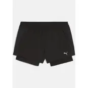 W RUN VELOCITY 2IN1 3" SHORT, Puma Black, L,  Träningsshorts