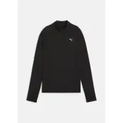 W RUN VELOCITY CLOUDSPUN 1/4 Z, Puma Black, XS, Löpartröjor