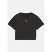 W TAD ESSENTIAL Baby Tee, Puma Black, L,  Tränings-t-shirts