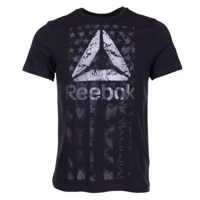 Americana Tee, Black, S,  Reebok