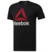 Reebok Stacked T-shirt - Herr - Kortärmade löpartröjor