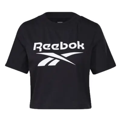 Ri Crop Tee, Black, 2xs,  Reebok