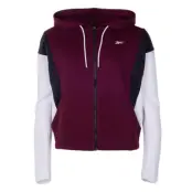 Te Linear Logo Fl Fullzip, Maroon, M,  Reebok